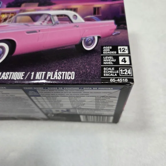 Revell 1956 Ford Thunderbird 1:24 Model Kit #85-4518 Pink Route 66 Series NIB - Picture 5 of 11